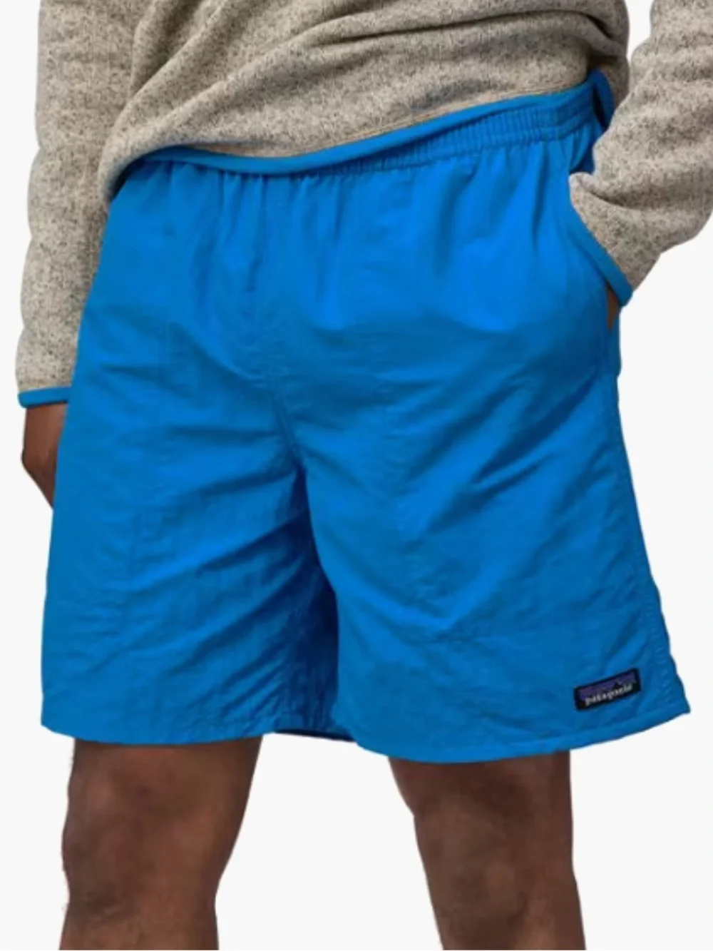 NWOT Patagonia Men's Baggies Longs Swim Trunks in Bright Blue Sz L